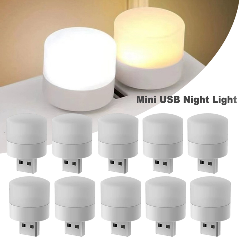 Photography Lighting Book - 1/20 pièces Mini USB veilleuse blanc