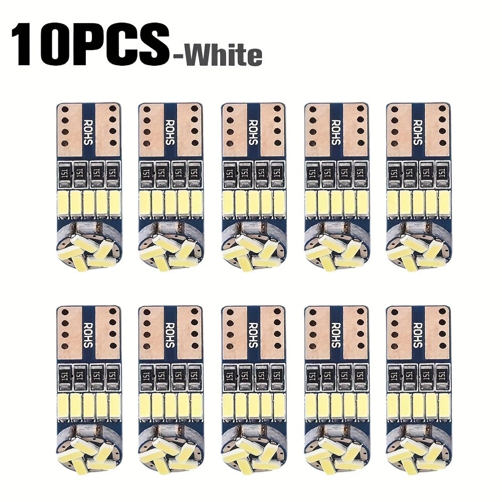 Interior Photography Lighting - Lot de 10 ampoules LED T10