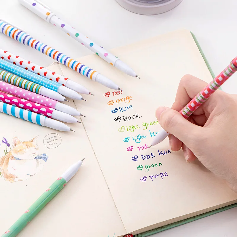 Ensemble de stylos Gel 10 coul - Coloured Gel Set avis et prix