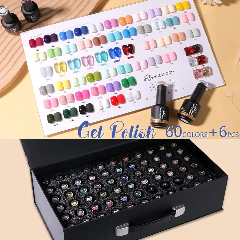 BORN PRETTY 60 couleurs profes - Coloured Gel Set avis et prix