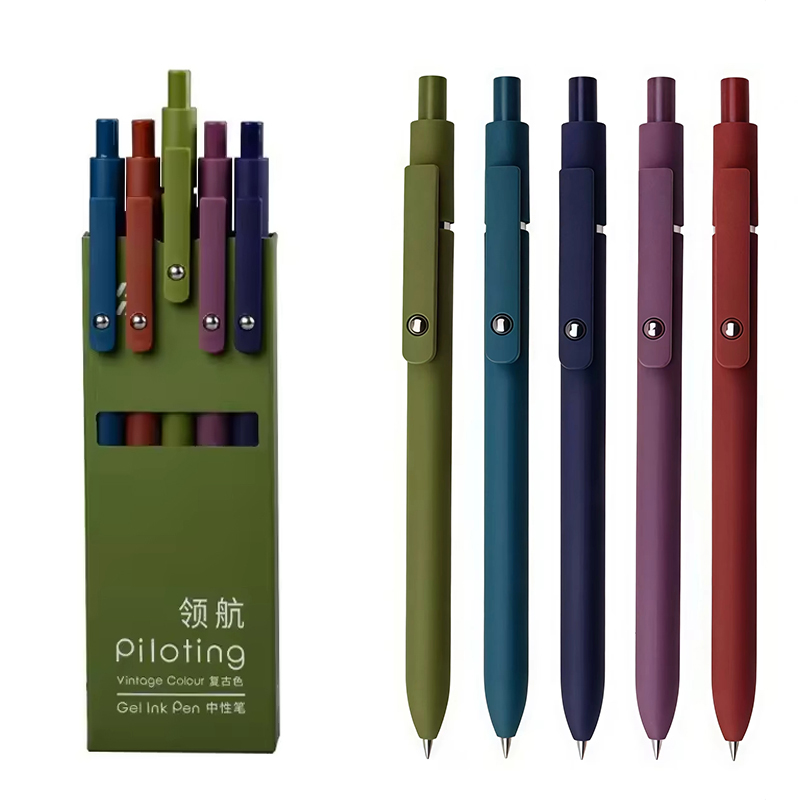 Ensemble de 5 stylos gel de co - Coloured Gel Set avis et prix