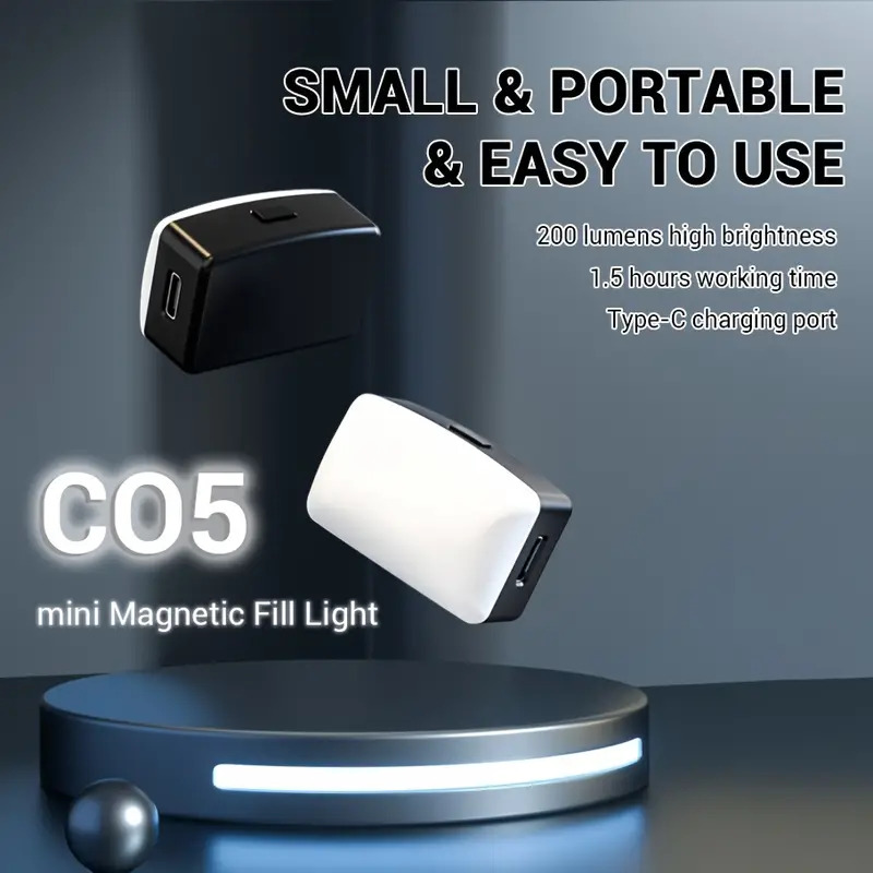 Mini lumière LED magnétique po - Photography Lighting Effects avis et prix