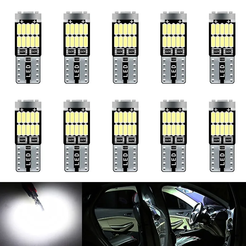 10 pièces T10 W5W 194 501 Led  - Interior Photography Lighting avis et prix